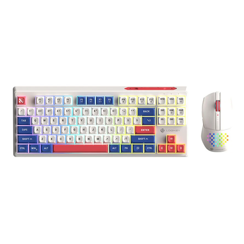 کیبورد و موس بی سیم لاجی کی مدل LOGIKEY KM329W