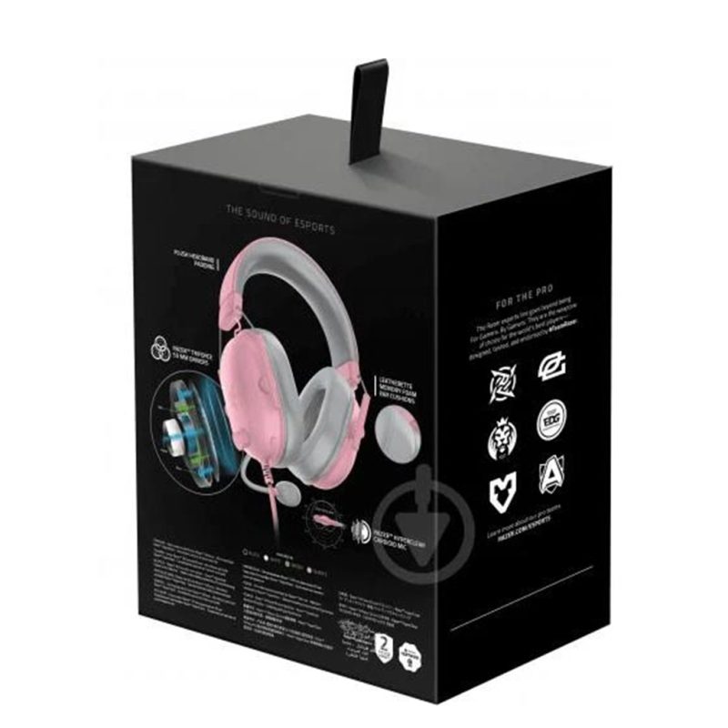 هدست گیمینگ ریزر مدل RAZER BLACKSHARK V2 X QUARTZ