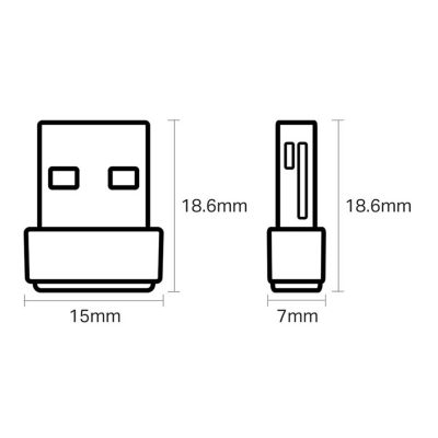 کارت شبکه USB تی پی لینک مدل TPLINK ARCHER T2UB NANO