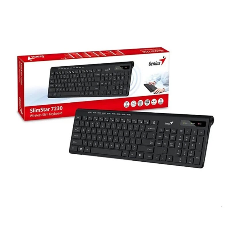 کیبورد بی سیم جنیوس مدل GENIUS SLIM STAR 7230