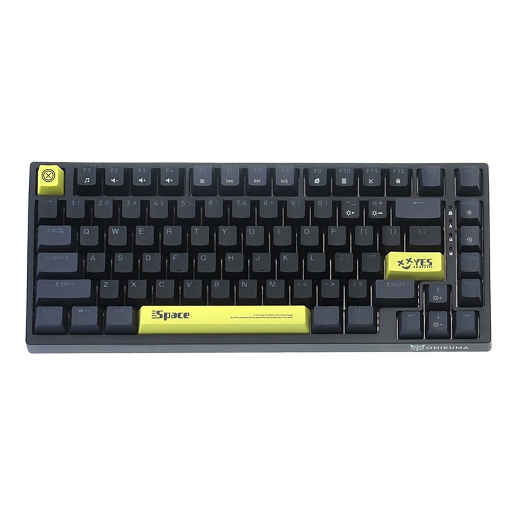 کیبورد گیمینگ بی سیم اونیکوما مدل ONIKUMA G52, مکانیکال سوئیچ آبی, TENKEYLESS