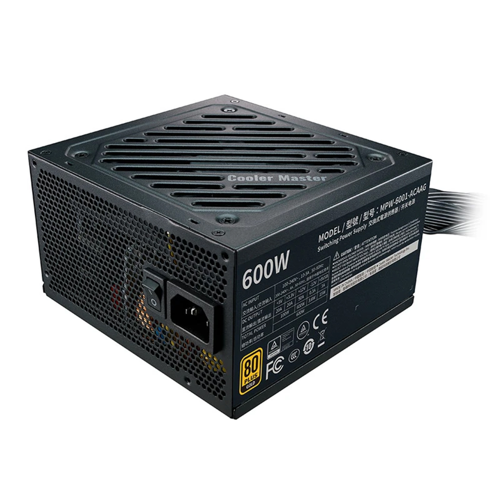 منبع تغذیه کامپیوتر کولر مستر مدل COOLER MASTER G600 GOLD