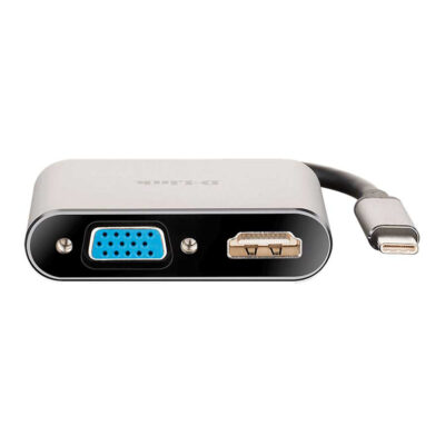 مبدل USB-C به VGA/HDMI دی لینک مدل DLINK DUB-V210