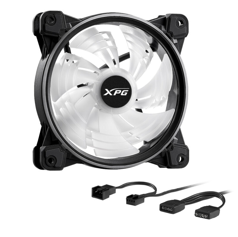 خنک کننده کیس گیمینگ ای دیتا ایکس پی جی مدل ADATA XPG GAMING HURRICANE 120 ARGB PWM