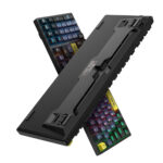 کیبورد گیمینگ اونیکوما مدل ONIKUMA G38 RGB, سوئیچ مکانیکال قهوه ای, TENKEYLESS