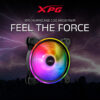 خنک کننده کیس گیمینگ ای دیتا ایکس پی جی مدل ADATA XPG GAMING HURRICANE 120 ARGB PWM