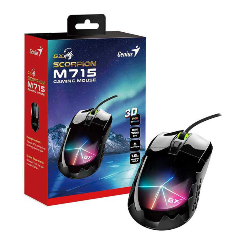 موس گیمینگ جنیوس مدل GENIUS SCORPION M715