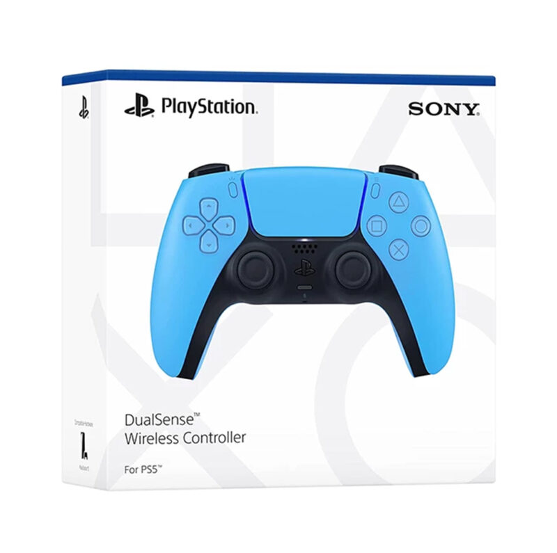 دسته بازی پلی استیشن 5 سونی مدل SONY DUALSENSE سری CFI-ZCT1W به رنگ آبی