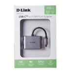 مبدل USB-C به VGA/HDMI دی لینک مدل DLINK DUB-V210
