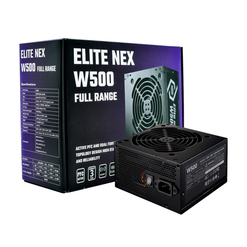 منبع تغذیه کامپیوتر کولرمستر مدل COOLERMASTER ELITE NET WHITE