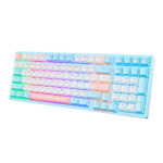 کیبورد گیمینگ اونیکوما مدل ONIKUMA G38 RGB, سوئیچ مکانیکال قهوه ای, TENKEYLESS