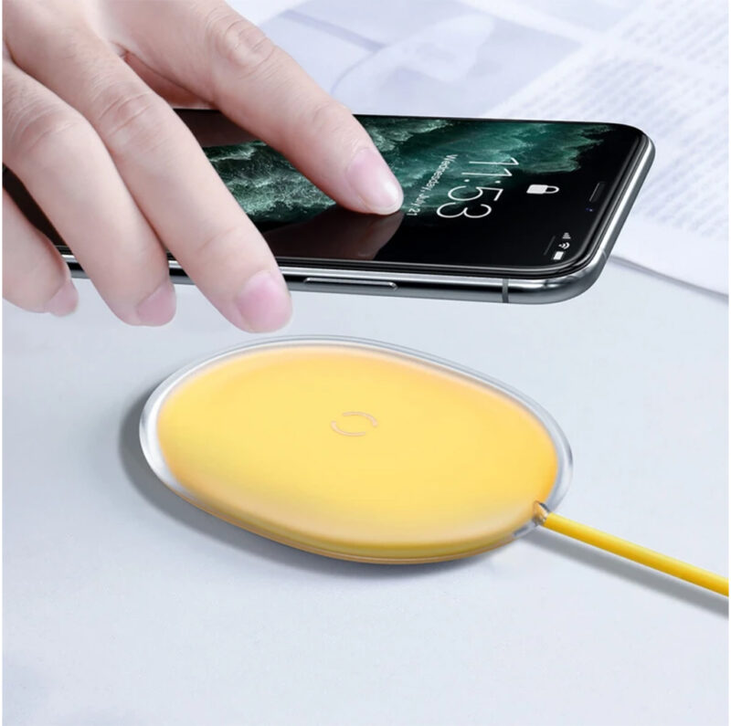 شارژر بی سیم بیسوس مدل BASEUS JELLY WIRELESS CHARGER 15W