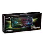 کیبورد گیمینگ جنیوس مدل GENIUS SCORPION K215 سوئیچ ممبران, FULL-SIZE