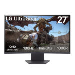 مانیتور گیمینگ ال جی مدل LG ULTRAGEAR 27GS60QC-V با سایز 27 اینچ