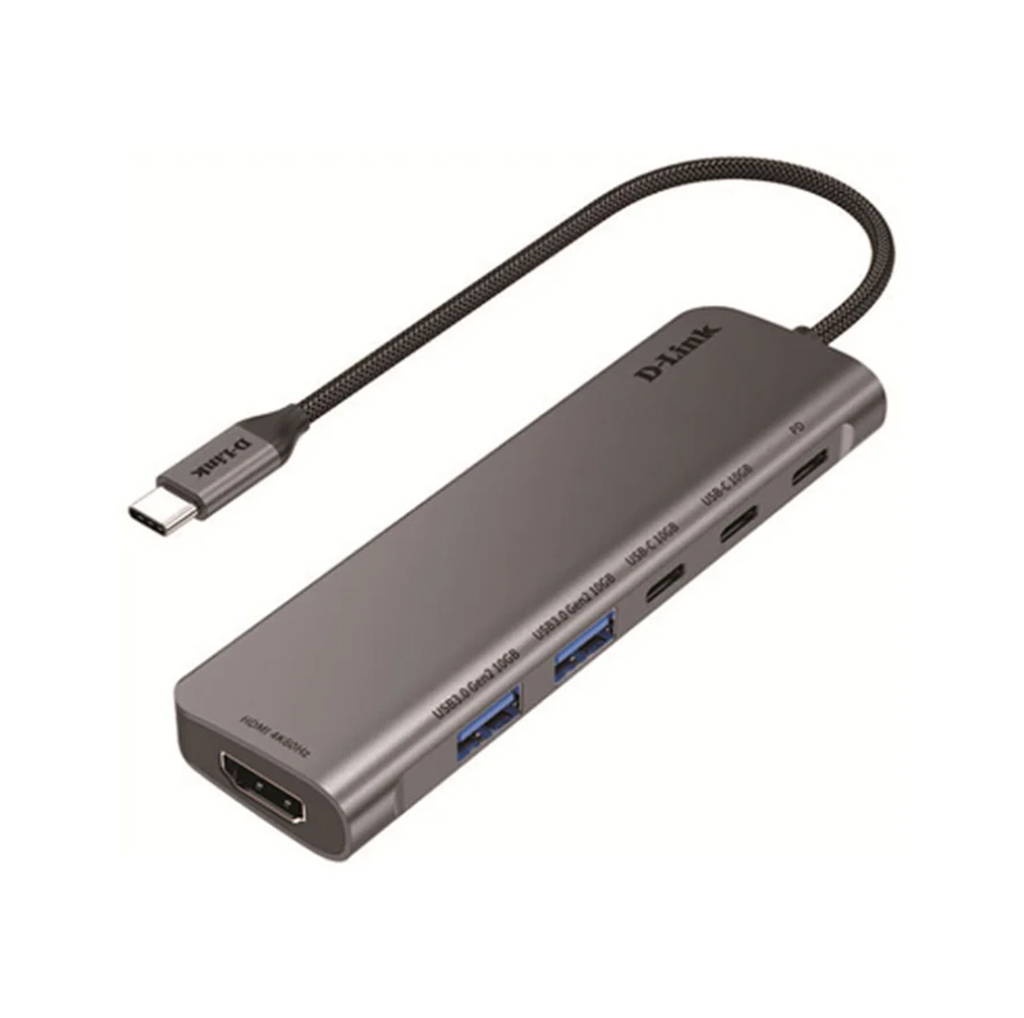 هاب 6 پورت TYPE-C دی لینک مدل DLINK DUB-C106