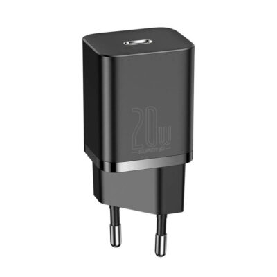 شارژر دیواری 20 وات بیسوس مدل BASEUS SUPER SI QUICK CHARGER 1C 20W EU