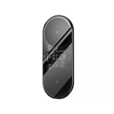 شارژر بی سیم 20 وات بیسوس مدل BASEUS DIGITAL LED DISPLAY 2-in-1 WIRELEES CHARGER BS-W528 20W