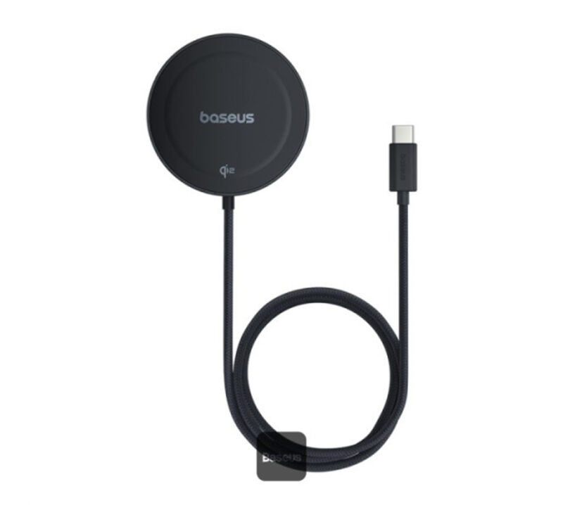 شارژر بی سیم 15 وات بیسوس مدل BASEUS MAGNETIC WIRELESS CHARGING STAND QI2 15W
