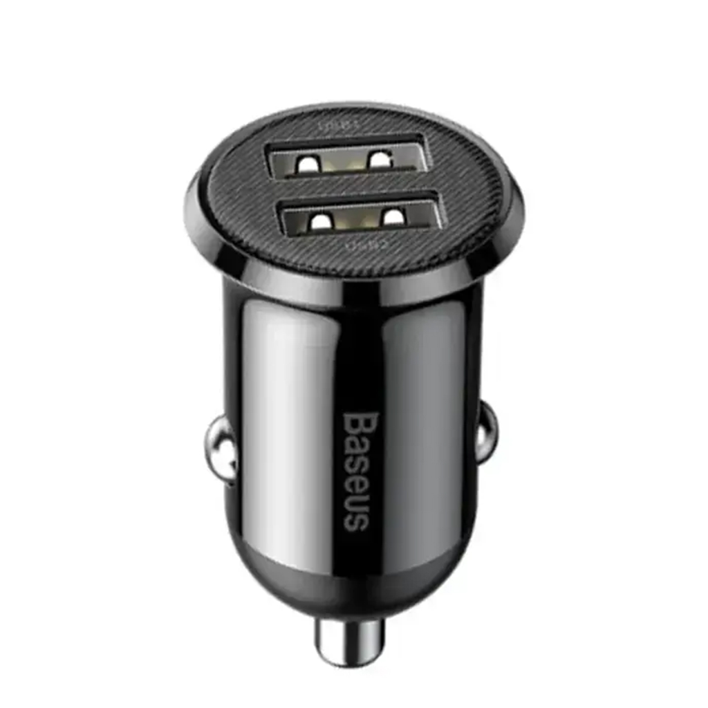 شارژر فندکی 24 وات بیسوس مدل BASEUS GRAIN PRO U+U 4.8A CAR CHARGER 24W