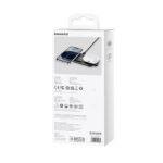 شارژر بی سیم 20 وات بیسوس مدل BASEUS DIGITAL LED DISPLAY 2-in-1 WIRELEES CHARGER BS-W528 20W