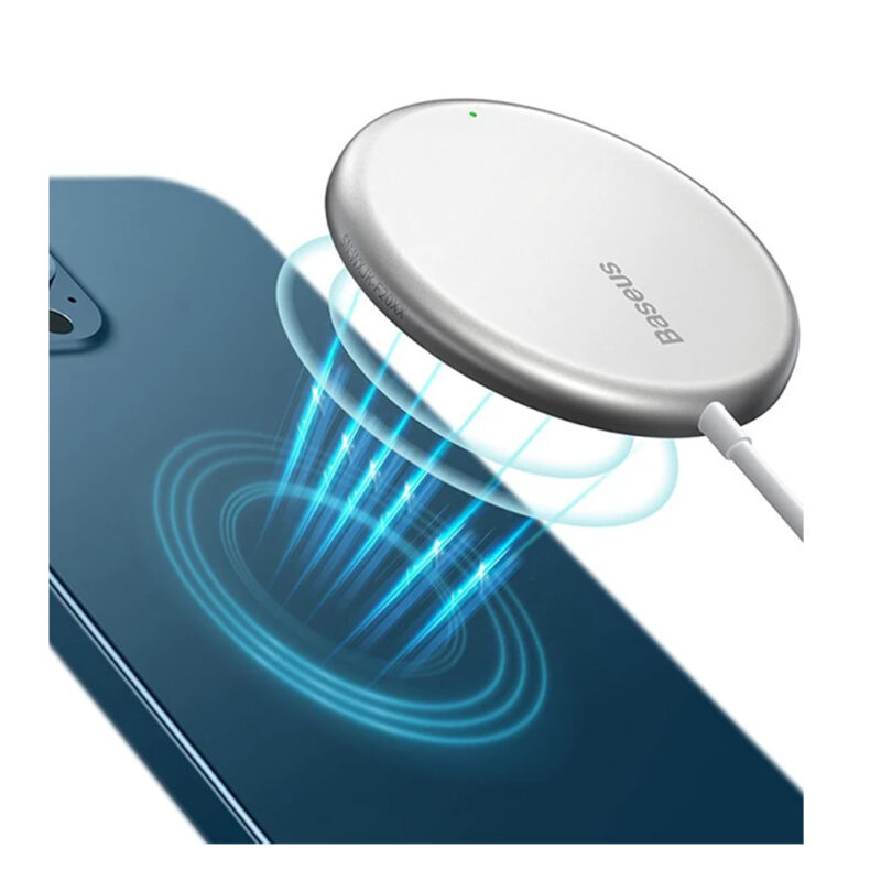 شارژر بی سیم بیسوس مدل BASEUS SIMPLE MINI3 MAGNETIC WIRELESS CHARGER 15W