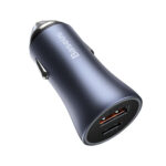شارژر فندکی بیسوس مدل BASEUS USB-A+USB-C CAR CHARGER 40W