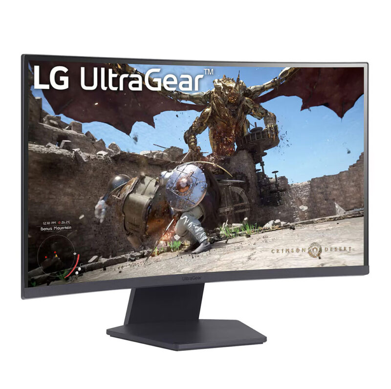 مانیتور گیمینگ ال جی مدل LG ULTRAGEAR 27GS60QC-V با سایز 27 اینچ