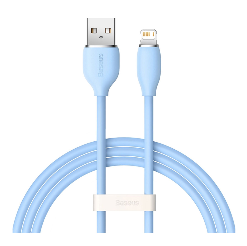 کابل شارژ LIGHTNING بیسوس مدل BASEUS LIGHTNING PUDDING SERIES به طول 1.2 متر