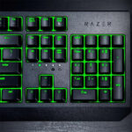 کیبورد گیمینگ ریزر مدل RAZER BLACKWIDOW ESSENTIAL GREEN SWITCH