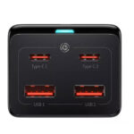شارژر رومیزی 100 وات بیسوس مدل BASEUS GAN3 PRO DESKTOP POWERSTRIP AC+2U+2C 100W