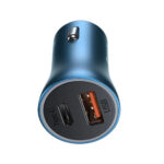 شارژر فندکی بیسوس مدل BASEUS USB-A+USB-C CAR CHARGER 40W