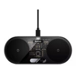 شارژر بی سیم 20 وات بیسوس مدل BASEUS DIGITAL LED DISPLAY 2-in-1 WIRELEES CHARGER BS-W528 20W