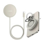 شارژر بی سیم 15 وات بیسوس مدل BASEUS MAGNETIC WIRELESS CHARGING STAND QI2 15W