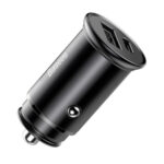 شارژر فندکی 30 وات بیسوس مدل BASEUS CIRCULAR METAL A+C PPS CAR CHARGER 30W