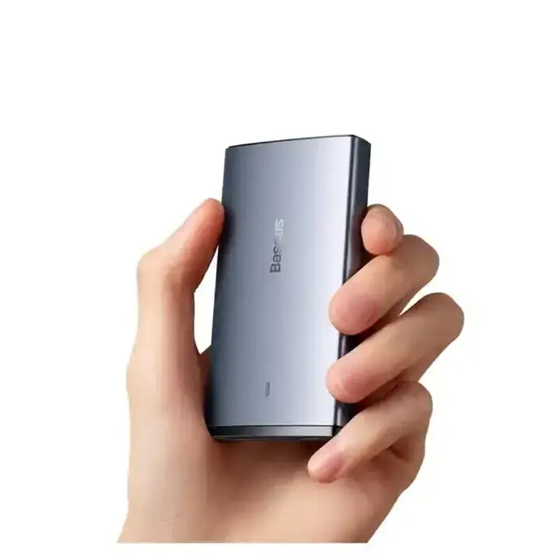 شارژر دیواری دو پورت و 65 وات بیسوس مدل BASEUS GAN5 PRO ULTRA SLIM