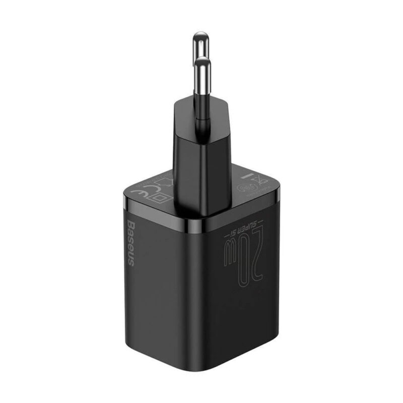 شارژر دیواری 20 وات بیسوس مدل BASEUS SUPER SI QUICK CHARGER 1C 20W EU