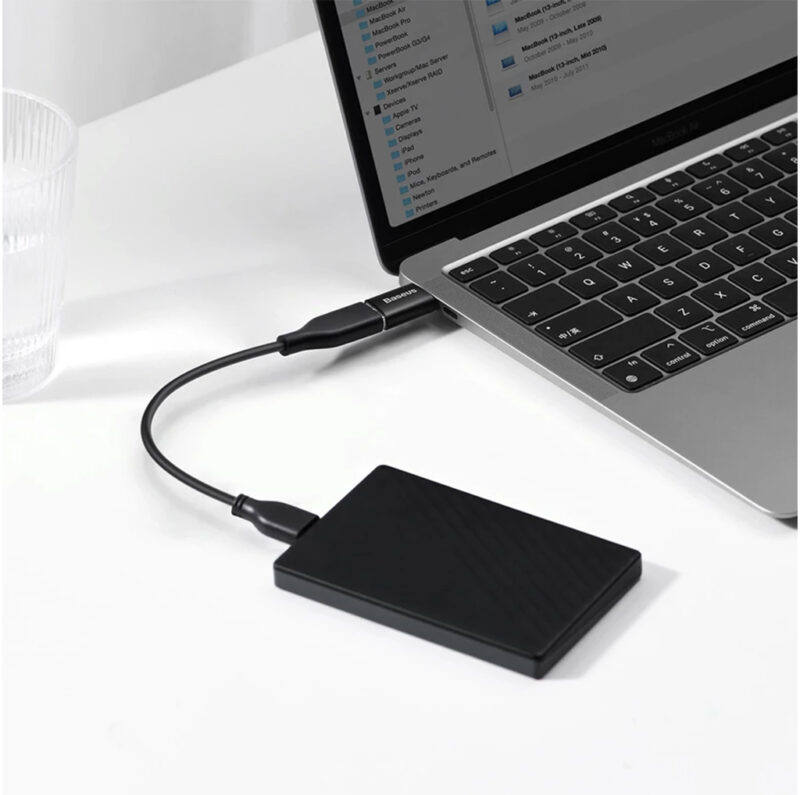 مبدل USB-C به USB3.1 بیسوس مدل BASEUS INGENUITY SERIES MINI OTG ADAPTOR