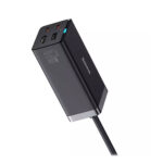 شارژر رومیزی 67 وات و هاب بیسوس مدل GAN5 PRO DESKTOP FAST CHARGER 1C+2C+HDMI 67W