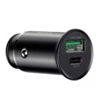 شارژر فندکی 30 وات بیسوس مدل BASEUS CIRCULAR METAL A+C PPS CAR CHARGER 30W