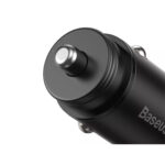شارژر فندکی 30 وات بیسوس مدل BASEUS CIRCULAR METAL A+C PPS CAR CHARGER 30W