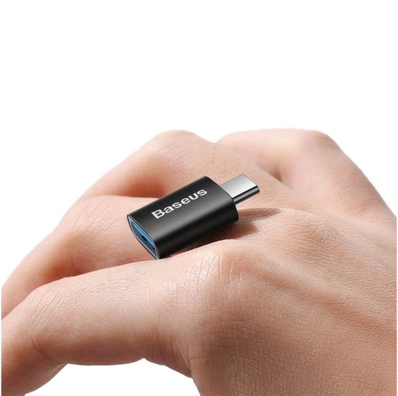 مبدل USB-C به USB3.1 بیسوس مدل BASEUS INGENUITY SERIES MINI OTG ADAPTOR