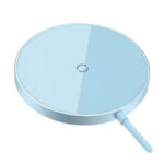 شارژر بی سیم بیسوس مدل BASEUS SIMPLE MINI3 MAGNETIC WIRELESS CHARGER 15W