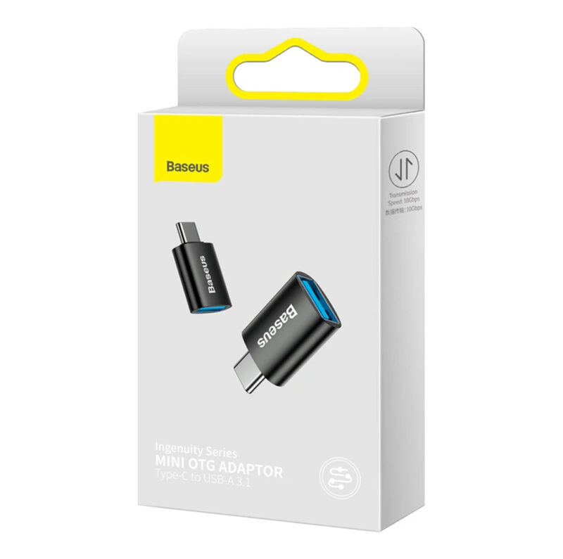 مبدل USB-C به USB3.1 بیسوس مدل BASEUS INGENUITY SERIES MINI OTG ADAPTOR