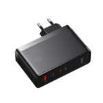 شارژر دیواری 140 وات بیسوس مدل BASEUS GAN5 PRO FAST CHARGER 2C+U 140W EU