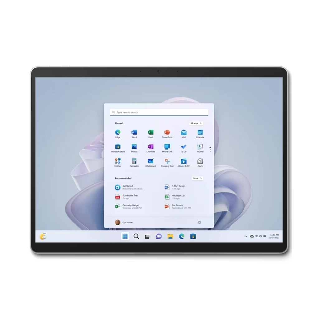 تبلت مایکروسافت سرفیس پرو 9 مدل MICROSOFT TABLET SURFACE PRO 9 CI7-16G-1TB با سایز 13 اینچ