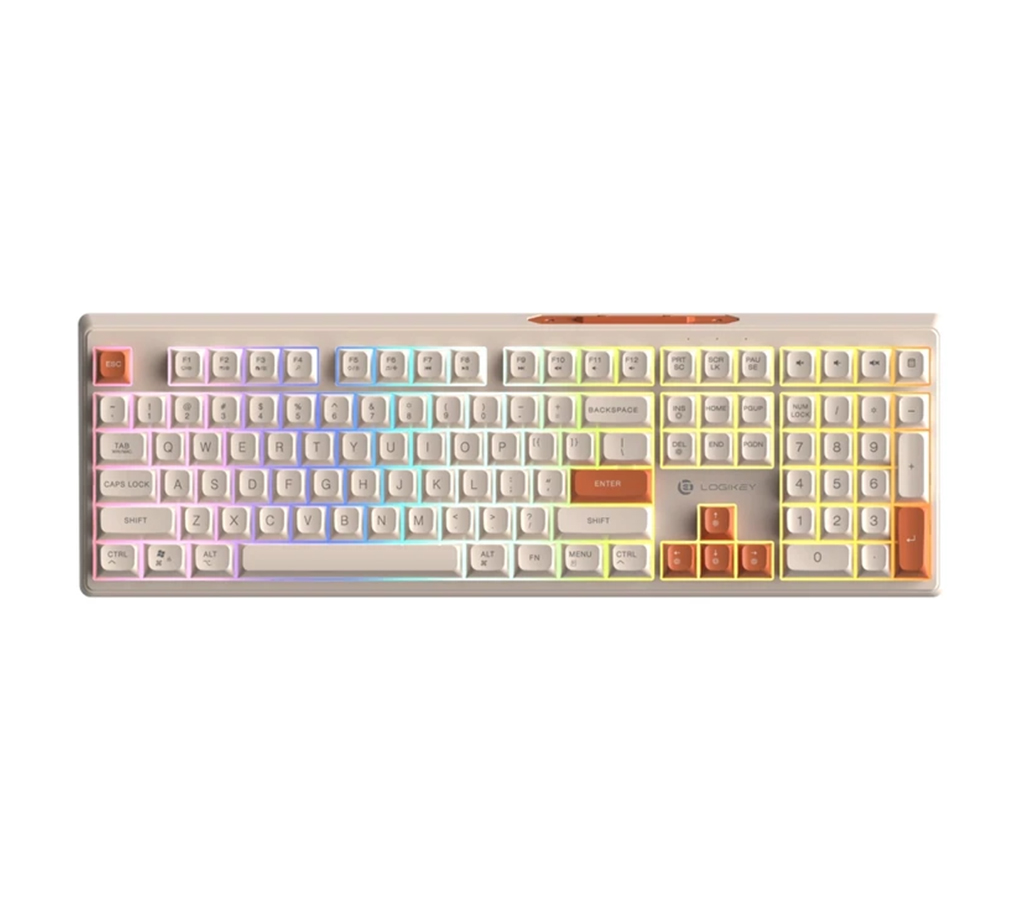 کیبورد بی سیم لاجی کی مدل LOGIKEY K330CW, سوئیچ ممبران, FULL-SIZE