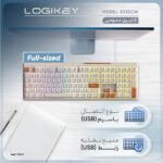 کیبورد بی سیم لاجی کی مدل LOGIKEY K330CW, سوئیچ ممبران, FULL-SIZE