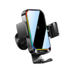 پایه نگهدارنده و شارژر بی سیم بیسوس مدل BASEUS HALO ELECTRIC WIRELESS CHARGING CAR MOUNT 15W