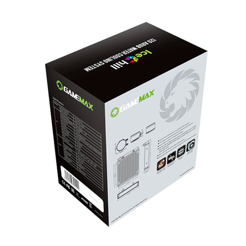 فن پردازنده گیم مکس مدل GAMEMAX ICE CHILL 120