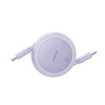 کابل تبدیل TYPE C به TYPE C بیسوس مدل BASEUS FREE2PULL MINI CHARGING 60W به طول 1 متر